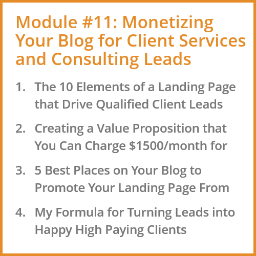 Monetizing Your Blog for Client Services