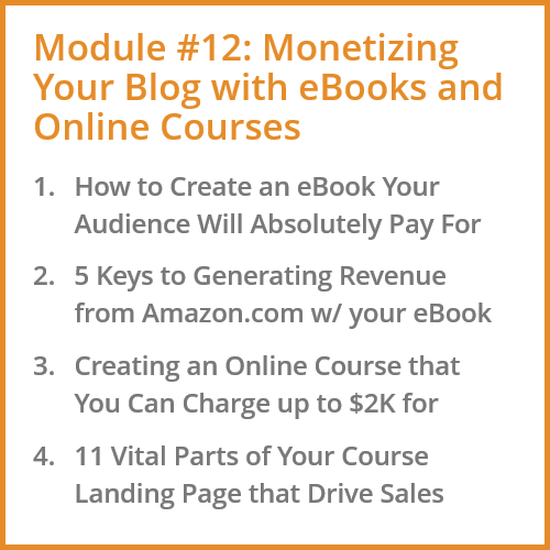 Monetizing Blogs for Online Course